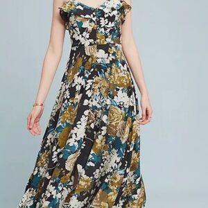 Anthropologie Floral Print Women's Dress